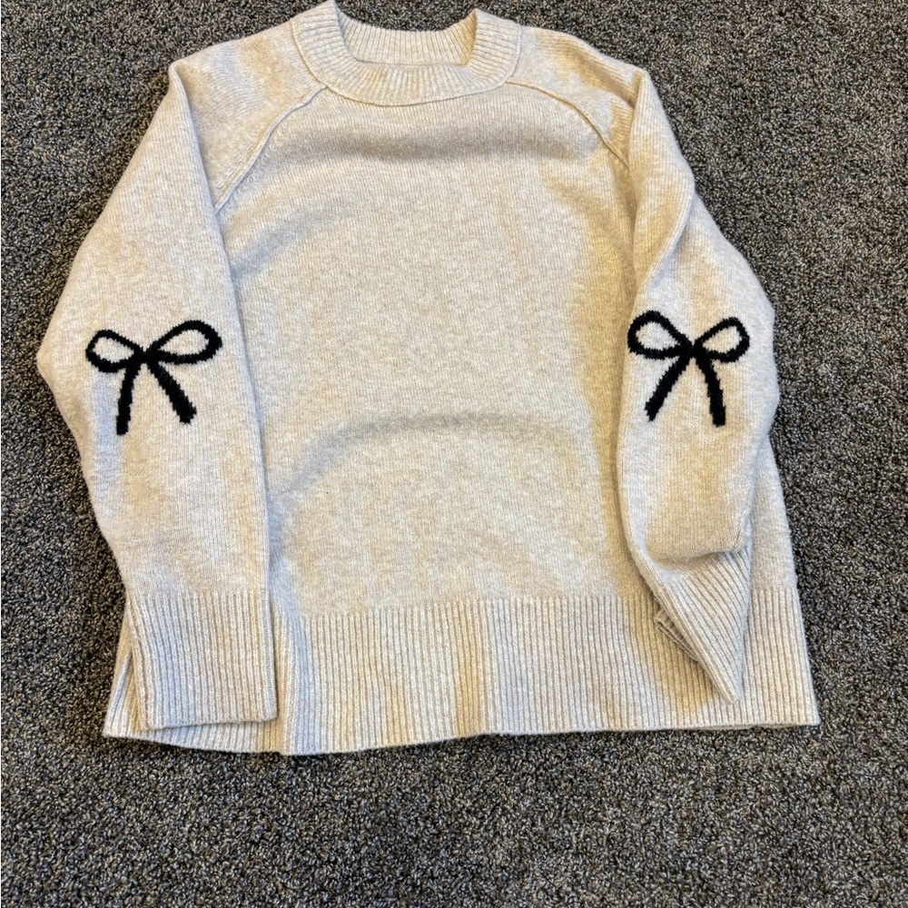 Aerie Cream Knit Sweater